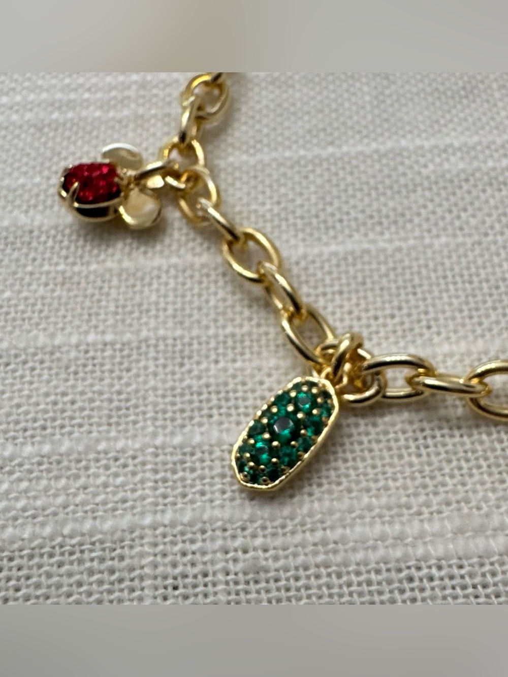 NEW ~ Kendra Scott x Disney Mickey & Minnie Mouse Charm Crystal Bracelet, NWT - Picture 7 of 14